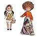 Nancy Colección Primavera Años 70, Muñeca Reedición 2020 con Vestido Y Pañuelo A Juego Que Incluye Cestito con Flores para Niños Y Coleccionistas + Reedición Tusset 1975, Muñeca (Famosa 700015899)