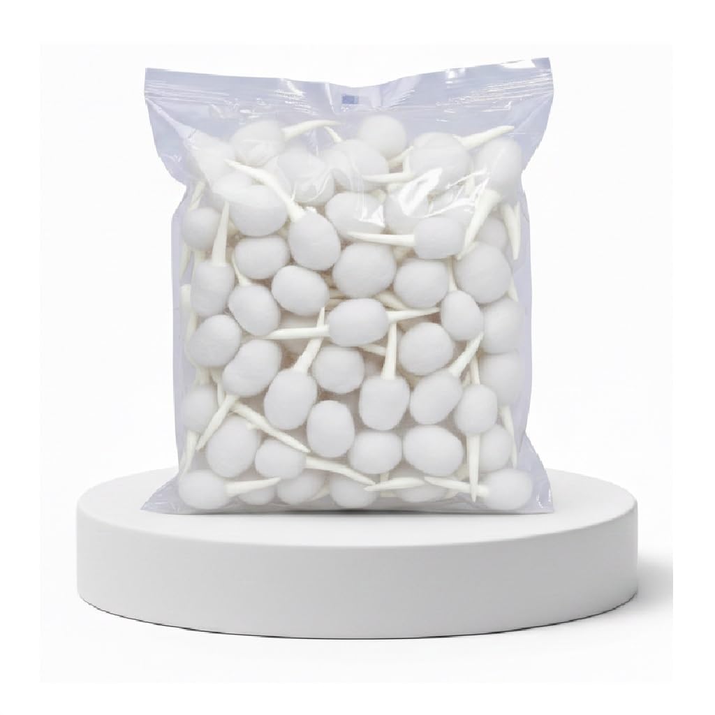 KULIA® Cotton Wicks for Candle Indian Pooja Item 150 Pcs Round Candle Wick For Oil Lamps And Candles Wick Puja Aarti Batti Diya Candle Decorations Diwali Navratri Décor Cotton Wicks Set