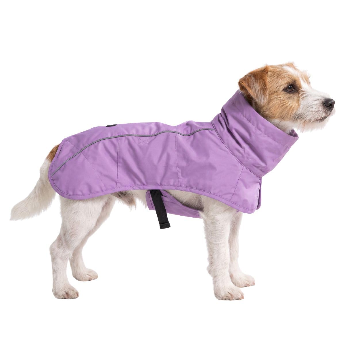 Spark Paws Dog Raincoat - Waterproof Rain Jacket w/Hood, Full Coverage