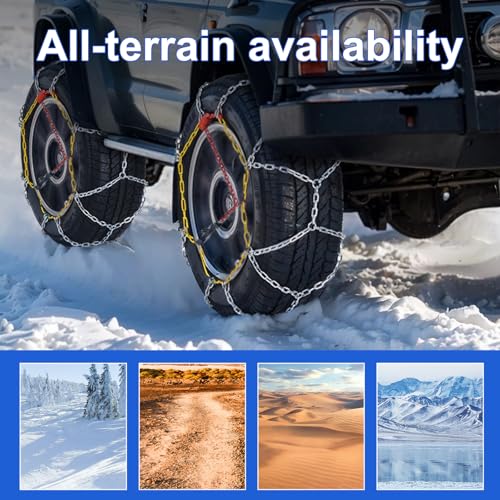Urline KN120 2 Pcs Snow Chains For Car Suv Pickup Trucks Car thumb #5