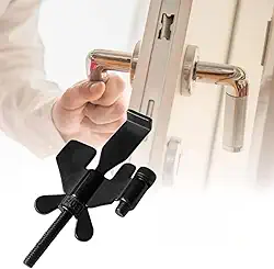 Trava Porta Para Hotel Pousada AirBnb Portátil Com Regulagem Sua Segurança Em Primeiro Lugar