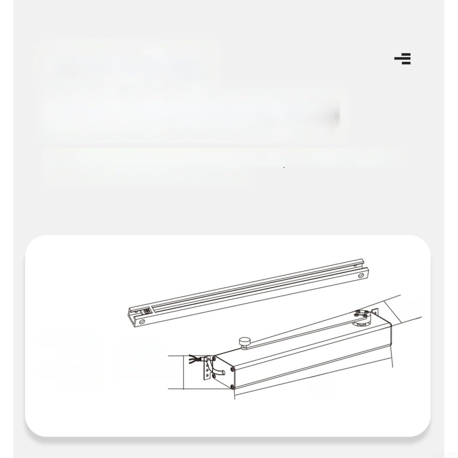 Braccio scorrevole elettrico apri finestra DC24V 200N spinta 300mm motore silenzioso per automazione domestica intelligente verso l'interno esterno per finestre argento