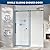 50-54 in. w x 72 in. h Frameless Sliding Glass Shower Door, 5/16" Clear Tempered Glass, Matte Black Frame for Walk-in Shower, Frameless Bypass Design with Smooth & Quiet Operation
