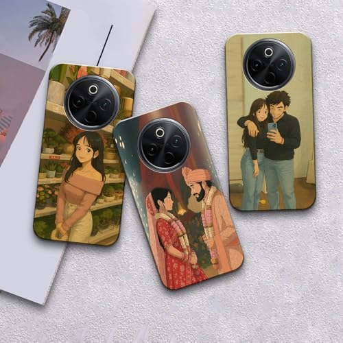 Image of COLORflow Back Cover Compatible with Vivo T4 5G / Y300 Pro 5G / iQOO Z10 5G | Ghibli Studio Style Customized Back Cover Compatible with Vivo T4 5G / Y300 Pro 5G / iQOO Z10 5G