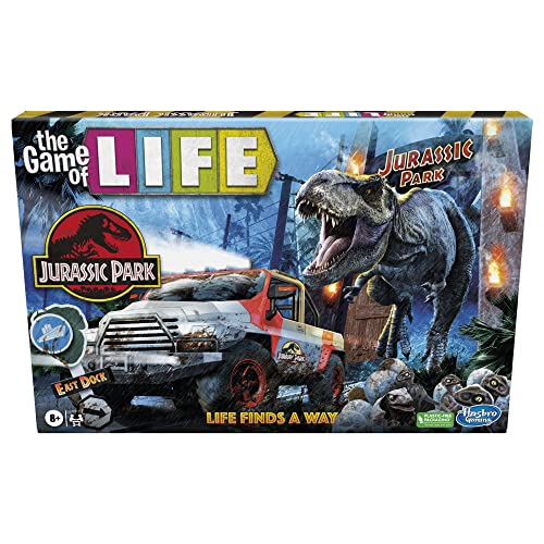 Hasbro Gaming Game of Life Jurassic Park, Multicolored