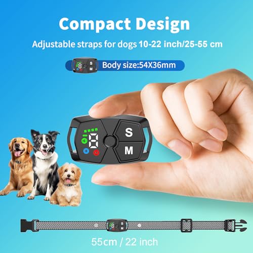 Jeatone TC368G Dog Bark Collar, Smart Bark Collar For Medium Small Dogs thumb #2