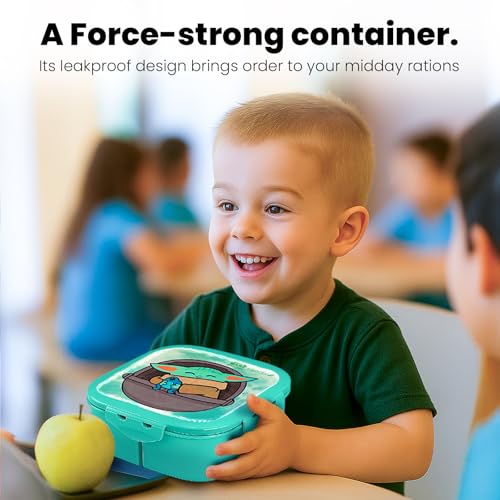 Image of Yoobi x Star Wars Grogu Bento Boxes & Ice Packs, 3-Compartment, 2-Pack