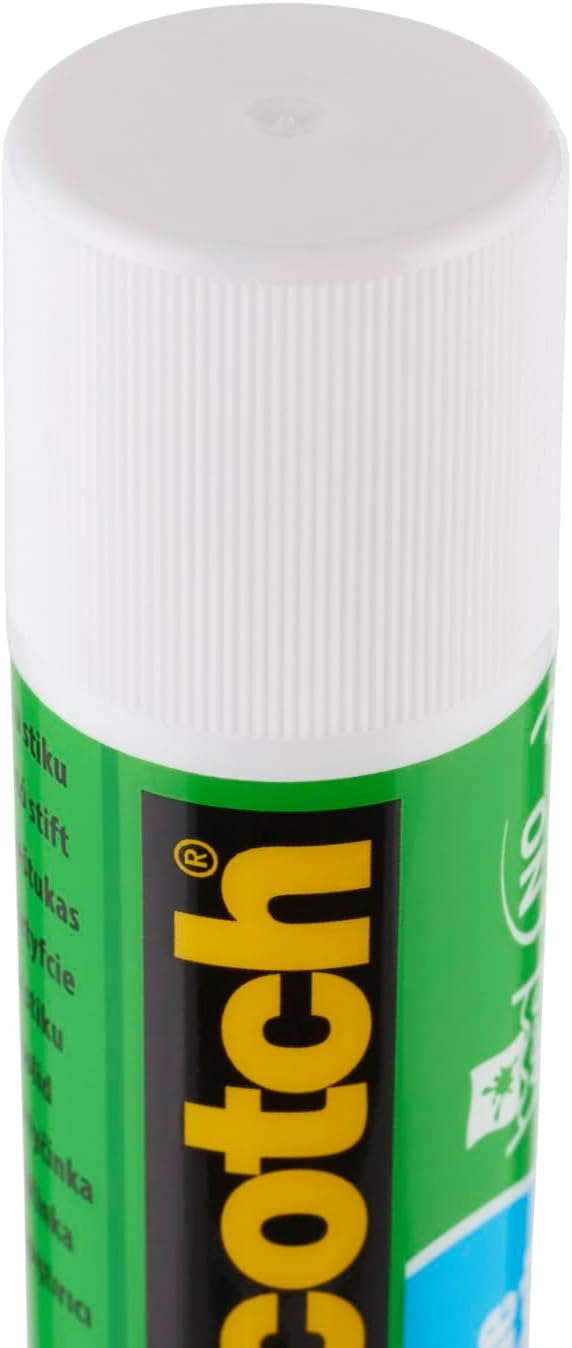 Scotch Colla Stick per la Scuola Elementare, Scuola Media, Asilo e Ufficio, Set di Tubetti di Colla Stick per Bambini, Confezione Grande da 12pz x 40 gr