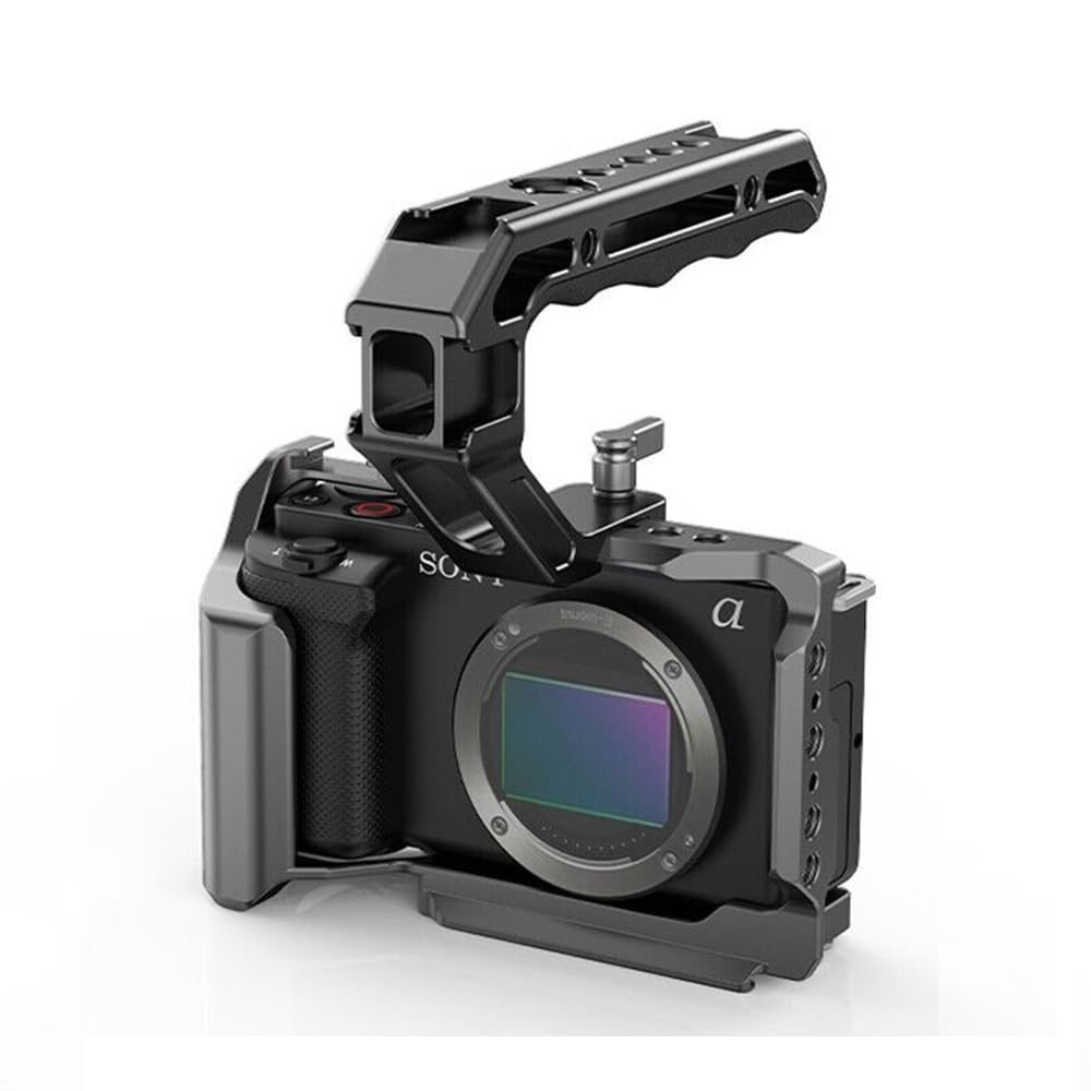 Acesoft Wear-Resisting Easy to Install Lightweight Top Handle Quick Release Grip Compatible with Camera Cage