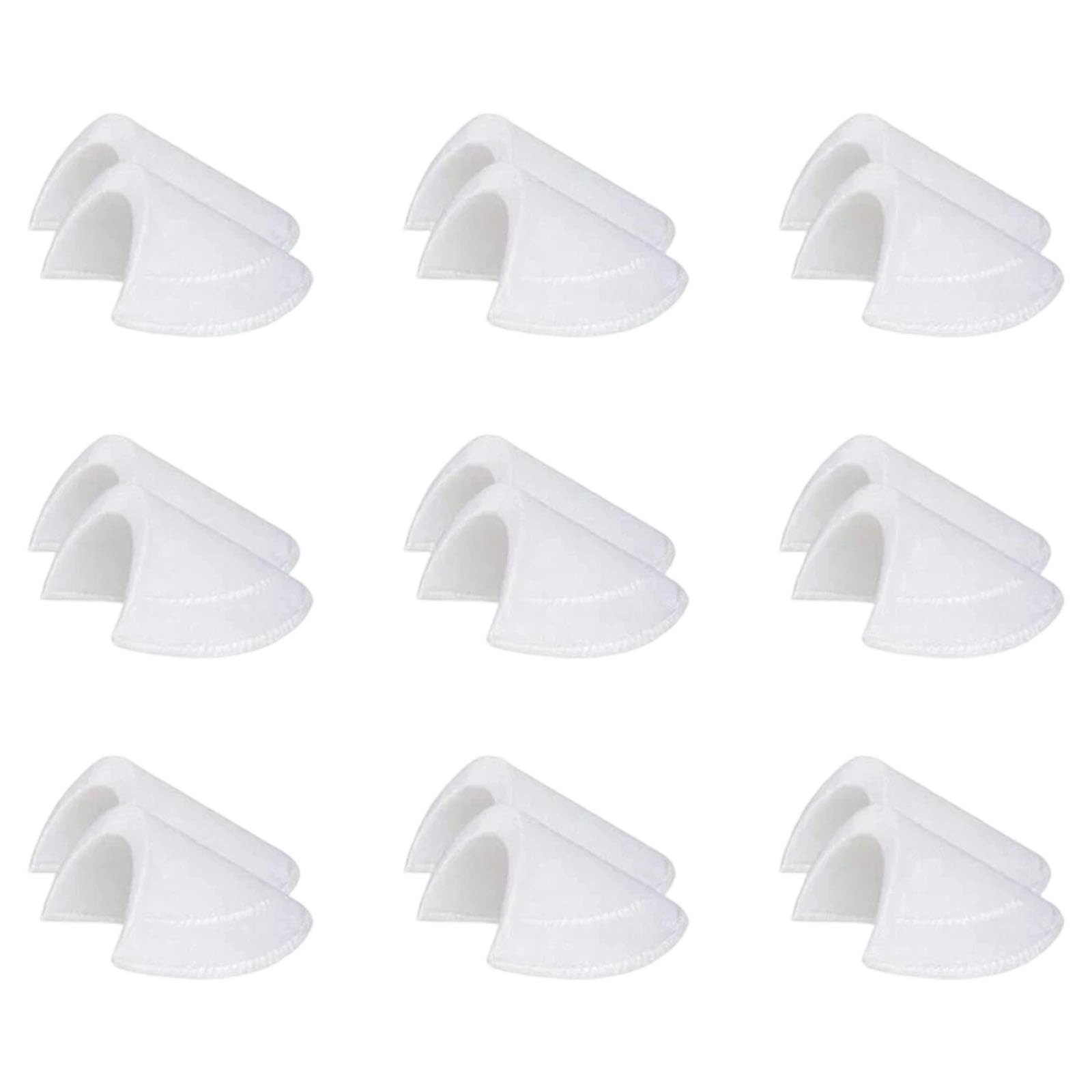 Msioytog 6Pairs Removable Sponge Shoulder Pad Clothing Set-in Shoulder Pad Sewing Accessories for Suits Jackets Coats Comfort