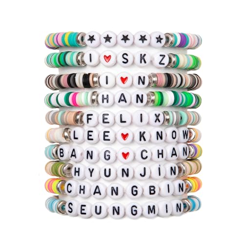 Stray-Kids Bracelets Set SKZ Inspired Friendship Bracelets KPOP-Stray Merch Gifts for Fans Concert Outfits