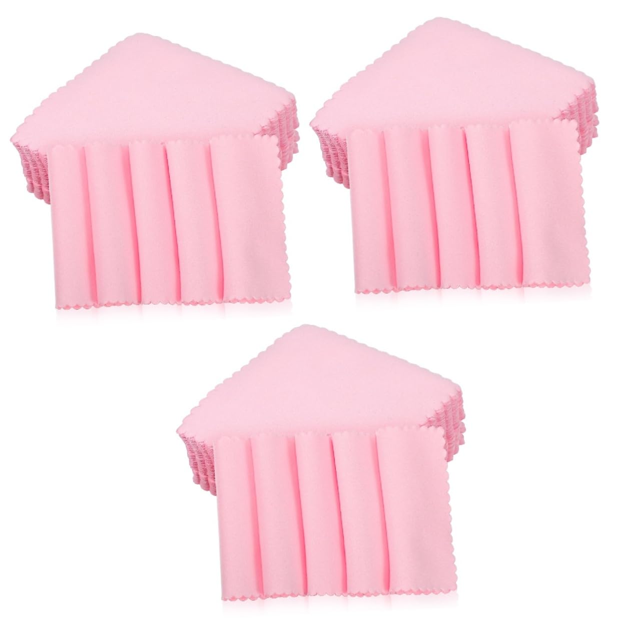 DOITOOL 3 Set Panno Microfibra per Pulizia Gioielli E Occhiali Riutilizzabile E Lavabile Morbido E Delicato per Rimuovere Polvere E Ossidazione per Gioielli Lenti E Superfici 100 Pezzi*3