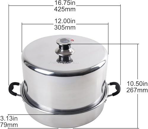 Miniatura 4 de VICTORIO VKP1054 olla de presión de aluminio con indicador de temperatura