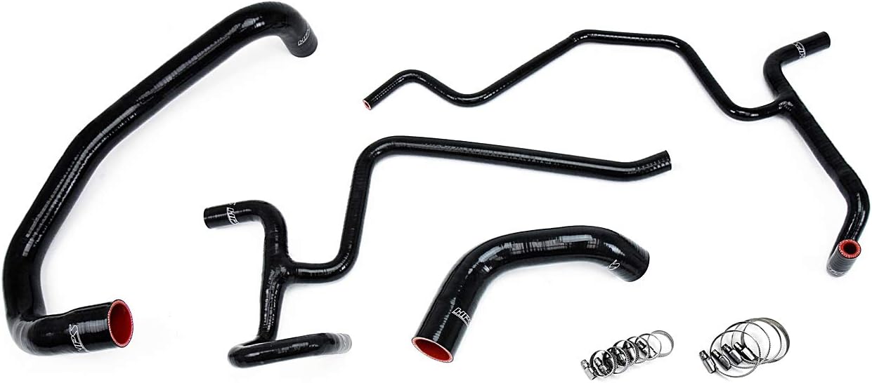 HPS 57-1326-RED Red Silicone Radiator Hose Kit Coolant