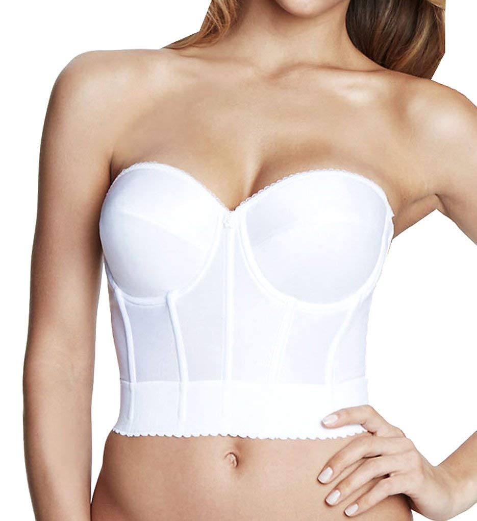 Noemi Strapless Basque - White