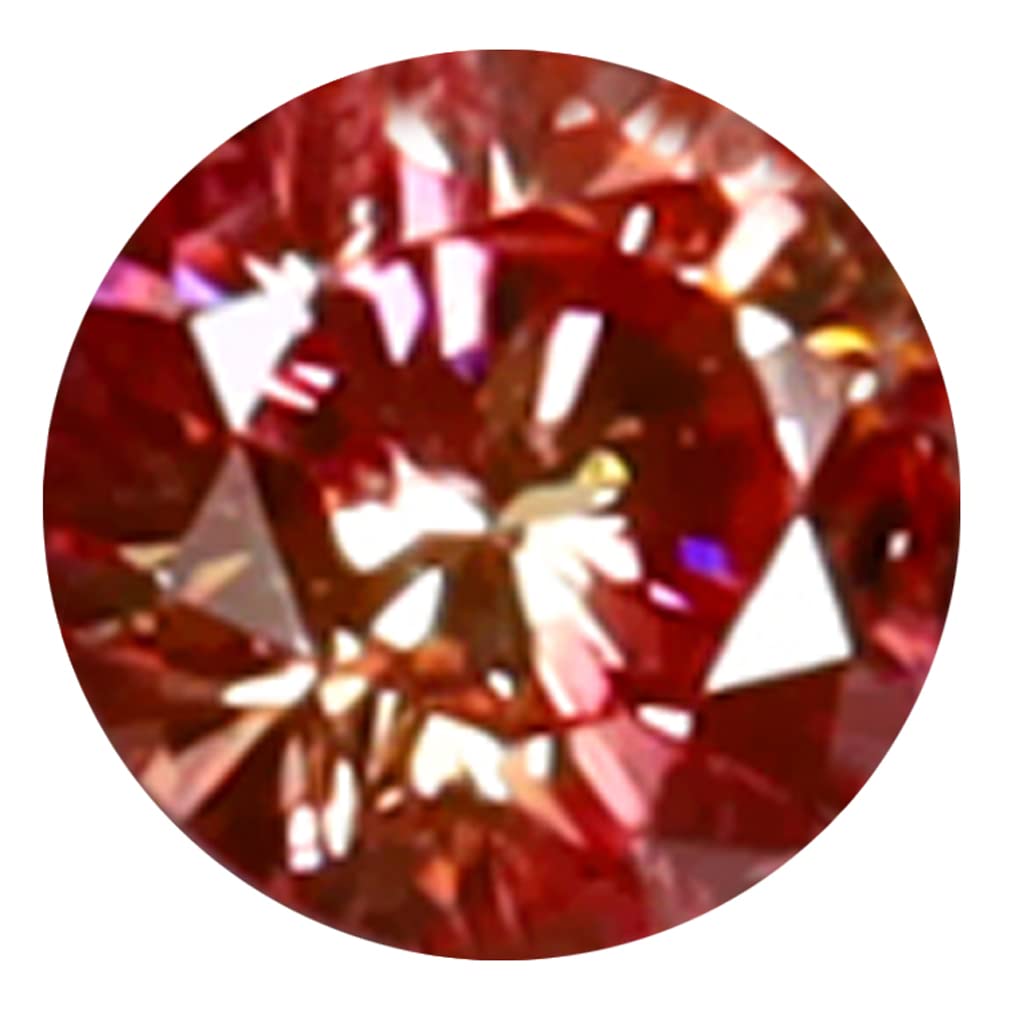 0.12 ct (1 pcs) Round Cut (3.15 mm) CVD Pink Diamond VS Clarity Lab Grown Diamond