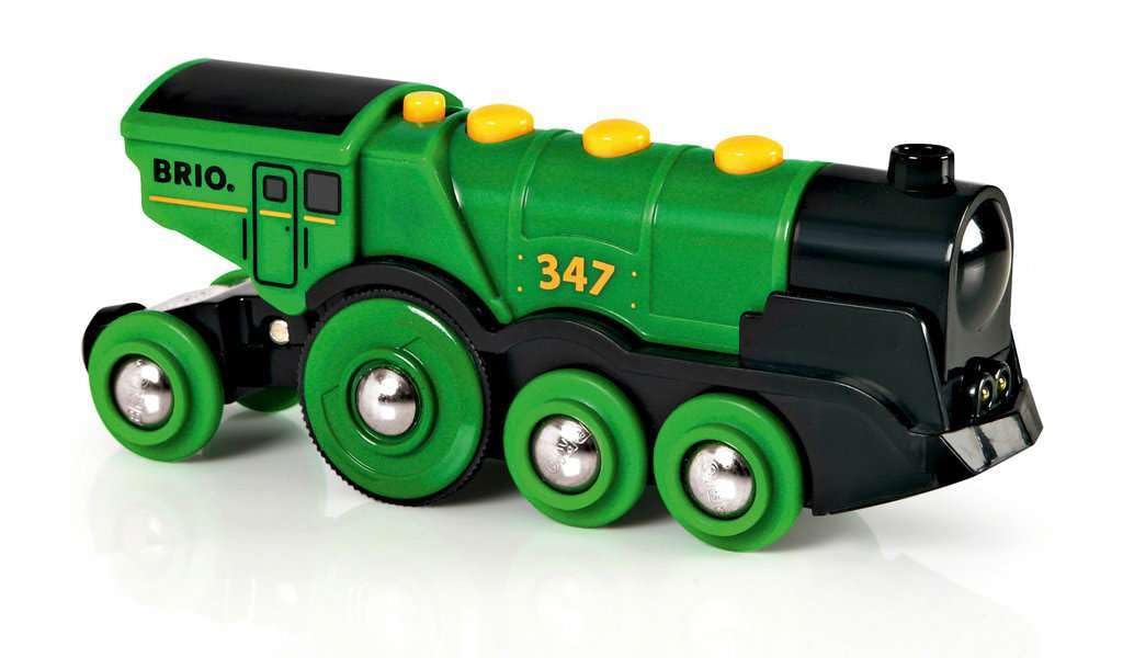 Amazon.co.jp: BRIO (ブリオ) ビッググリーンアクション機関車 33593