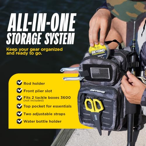 Beyond Fishing Voyager Tackle Backpack - Black Onyx - image 3