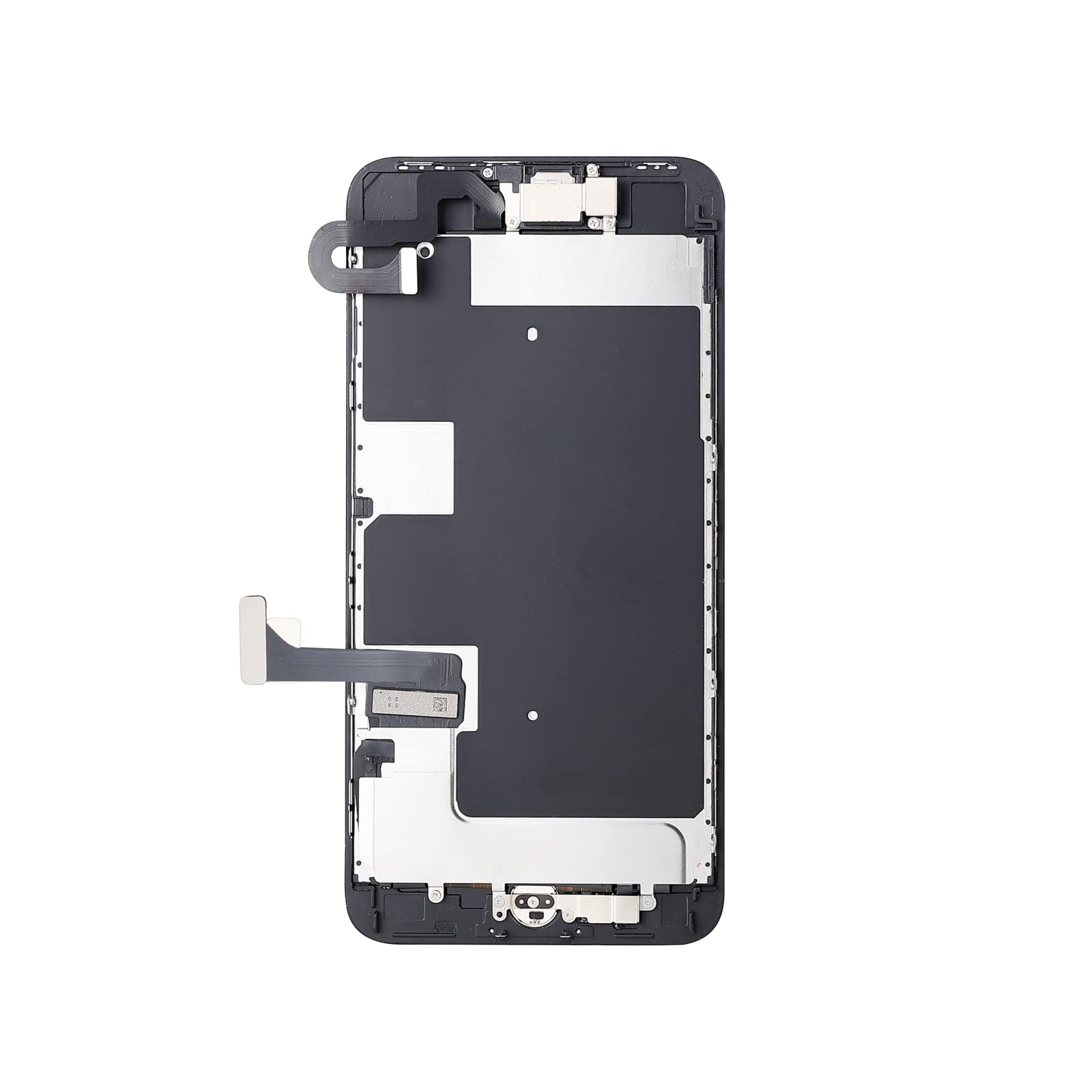 BESJMYT for iPhone 7 Plus Screen Replacement 5.5" Black with Home Button LCD Display Digitizer 3D Touch Full Assembly with Front Camera Speaker Sensor Glass Repair Kit Fix Tools for A1661 A1784 A1785