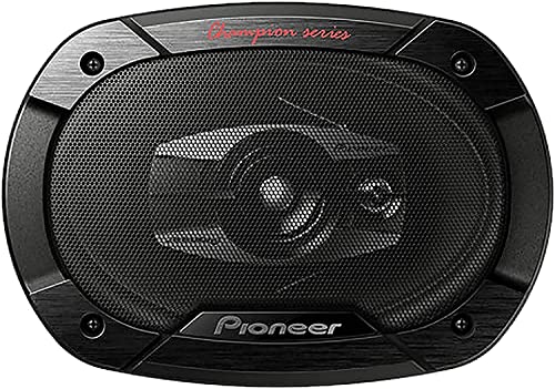Image of Pioneer Car Oval Speaker TS-6965V3, 6X 9 Oval, 3 Way, Max 450W Nominal 80W, 23Hz to 26KHz,Full Covered Grille,Non-Pressed Paper Cones