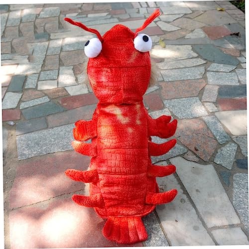 Disfraz de langosta roja para perro talla S miniatura 3