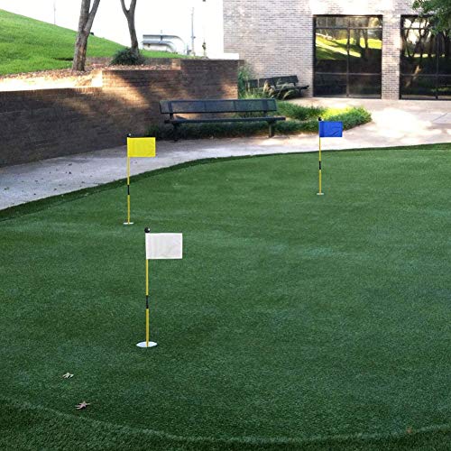 image for KOFULL Golf Flag Golf Flagsticks Mini,Golf Flags Hole Pole Cup Set Pra
