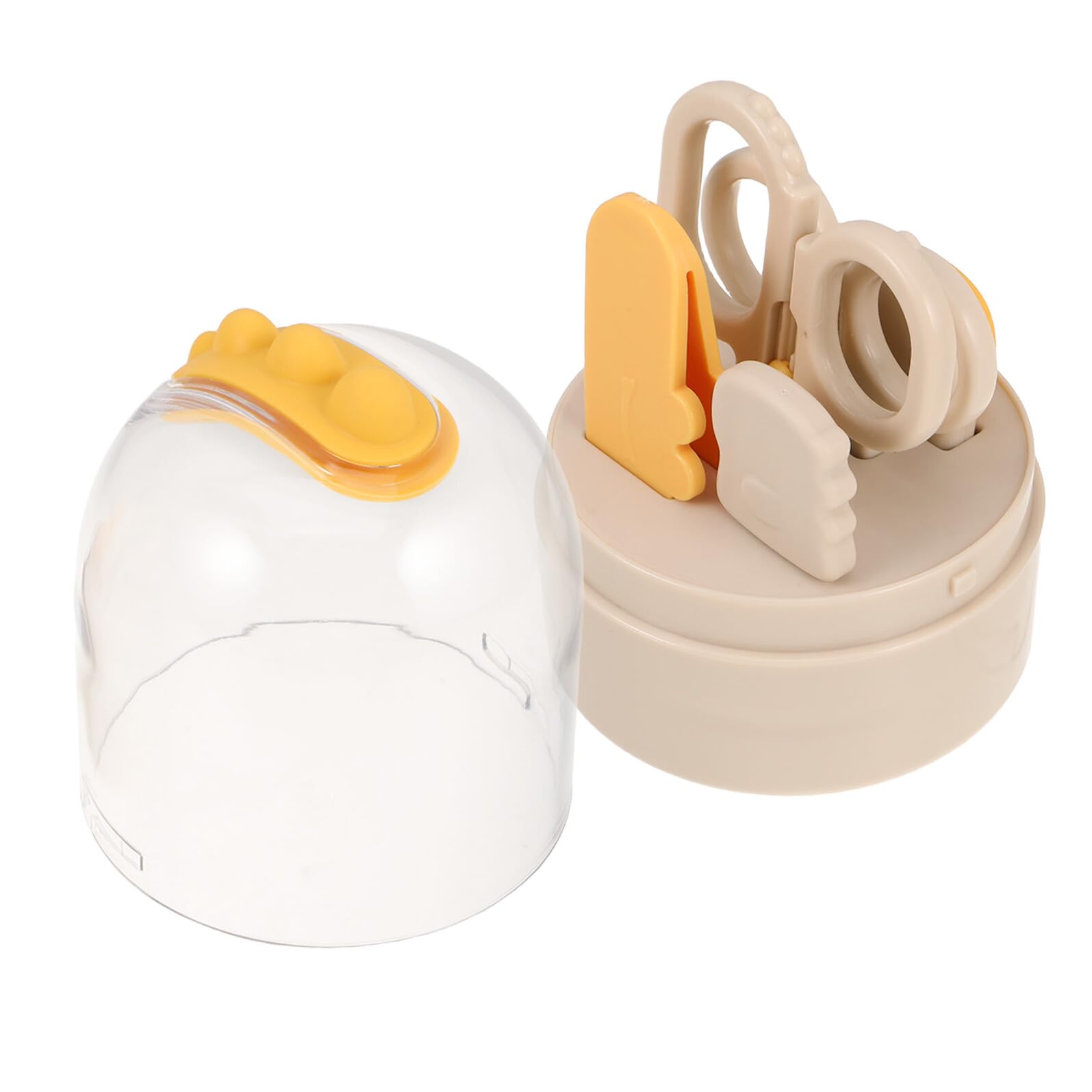 Cortaúñas Estuche Tijeras y Pinzas De Manicura Kit De Cuidado Para Bebés Pequeños Para Recién Nacidos y Cuidado De Uñas