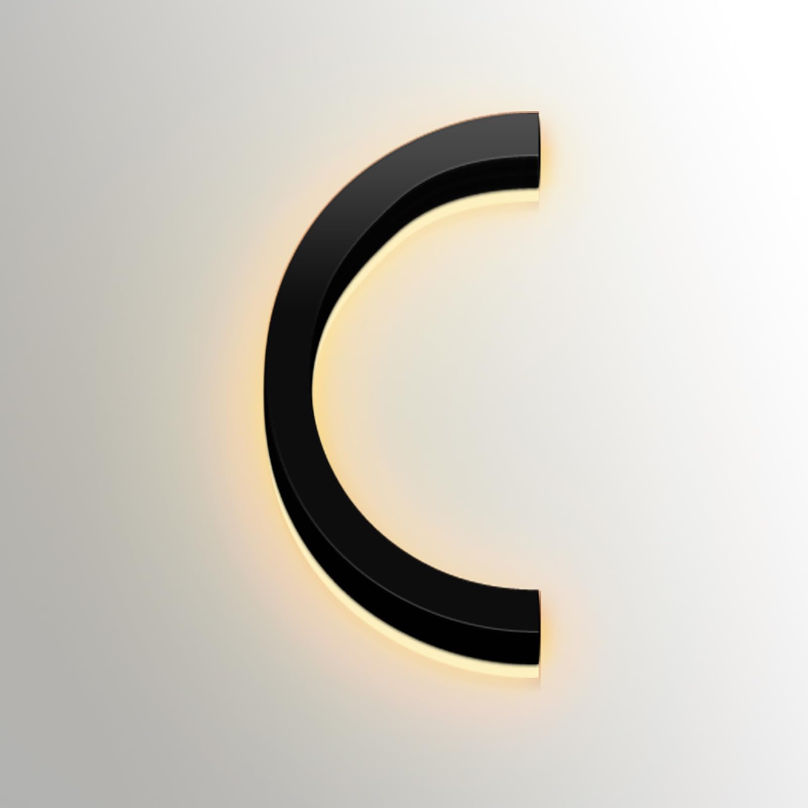 Números de Casa Iluminados, Número de Dirección de Casa Iluminado Con LED 3000K, Número de Casa Grande Iluminado Para Patio Exterior, Números de Dirección Modernos