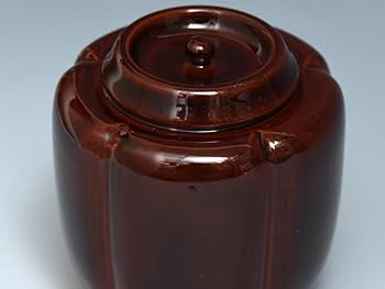 Amazon.co.jp: 阿古陀茶入 棗 木工芸 漆工芸 漆芸 茶道具 煎茶道具