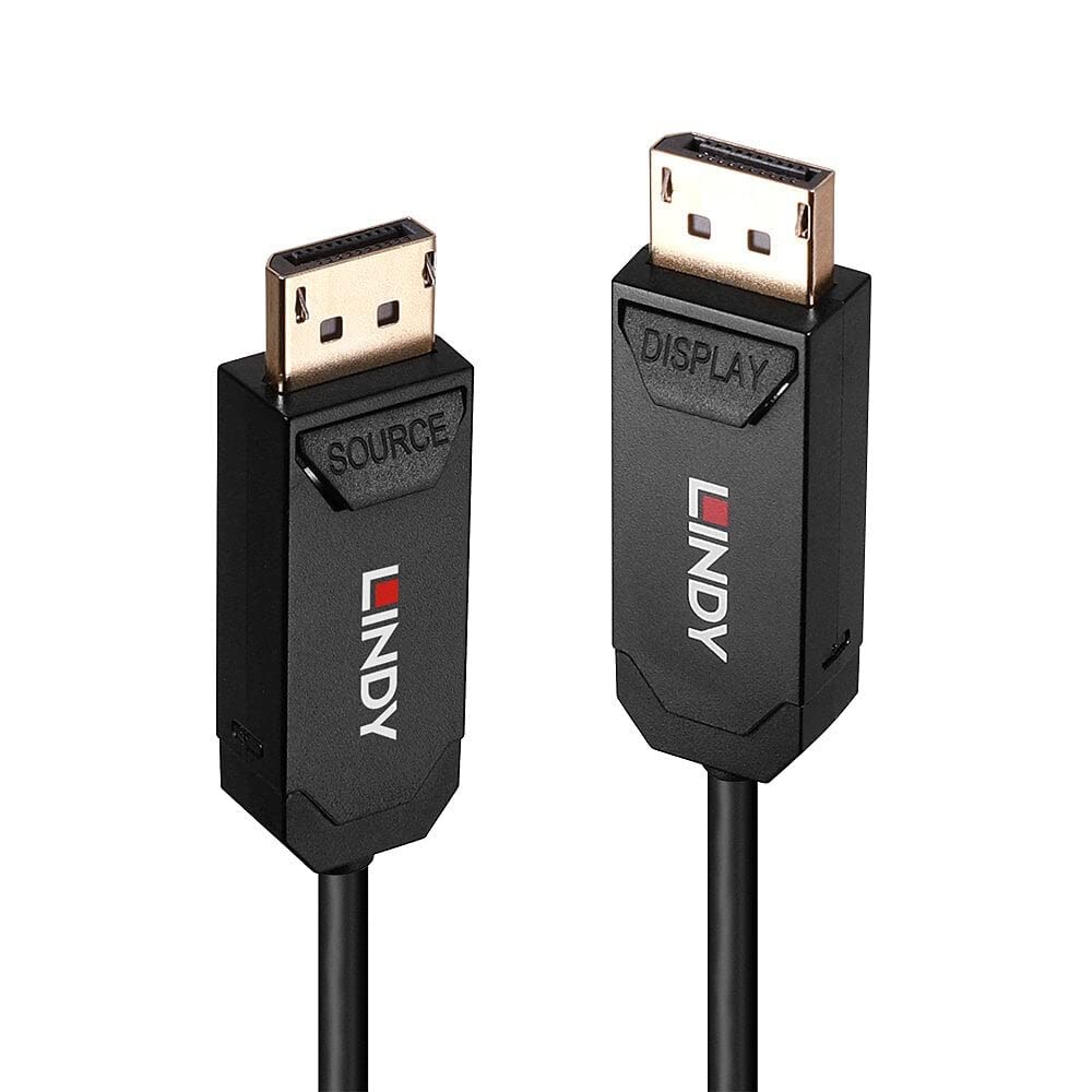 LINDY 30 m kabel światłowodowy hybrydowy DP 2.0 UHBR10