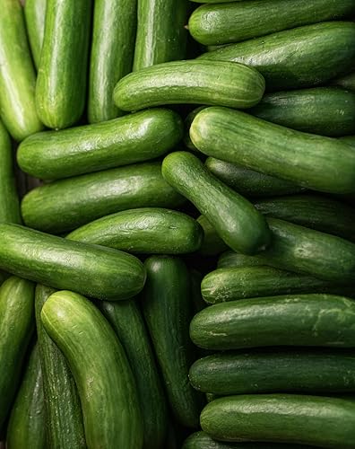 Cucumber Baby Plug Plants Grow Your Own Fruit from Our Premium Quality Ready to Plant Now Young Vegetable Plants Snack sixed Fruits at 7cm Long. (6)
