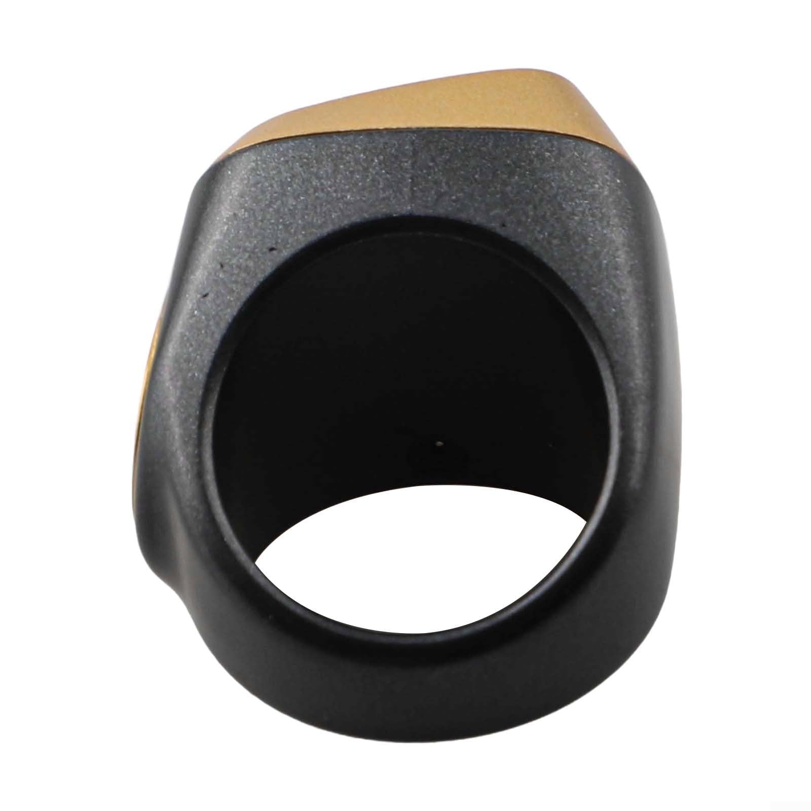 IQibla Smart for zikr Ring Tasbih contatore con display oled, contatore digitale per preghiera con app e promemoria vibrazioni, progettato per i musulmani per tenere traccia del conteggio (18 mm nero)