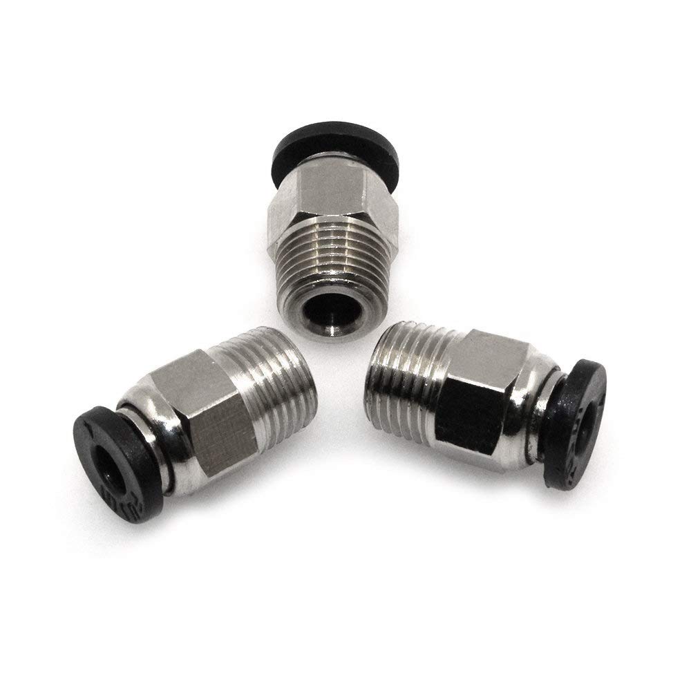 Zerone 20-teiliges Set PC4-M10 & PC4-M6 Stecker Für 3D-Drucker – Push-Fitting Für PTFE-Rohr 4 Mm