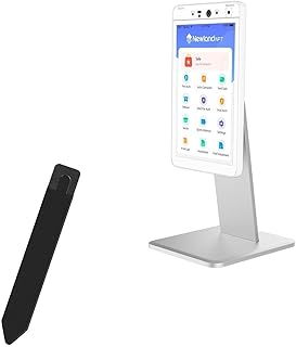 BoxWave Stylus Pouch Compatible with Newland FPOS F10 - Stylus PortaPouch, Stylus Holder Carrier Portable Self-Adhesive for Newland FPOS F10 - Jet Black