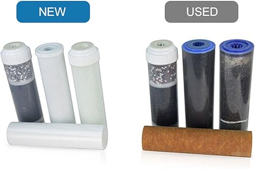 Miniatura 7 de WFD, WF-CB105 Cartucho de filtro de agua de bloque de carbón activado de 2.5 pulgadas x 9-34 pulgadas, cabe en carcasas de tamaño estándar de 10