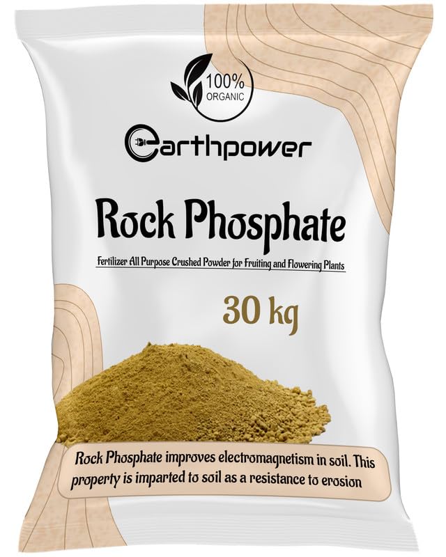 EarthPower organic rock phosphate for plants, organic rock phosphate fertilizer for plants Organic Rock Phosphate Essential Fertilizer All Purpose Crushed Powder for Fruiting and Flowering Plants 30kg (B0CN6TPCYF) Amazon Price History, Amazon Price Tracker