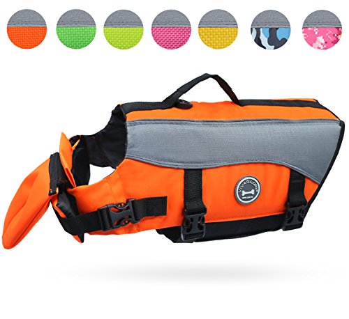 Vivaglory Dog Life Jackets with Extra Padding for Dogs, X-Small - Extra Reflective