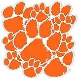 Clemson University Sticker Tigers Stickers Vinyl Decals Laptop Water Bottle Car Scrapbook T3 (Type 3-1)