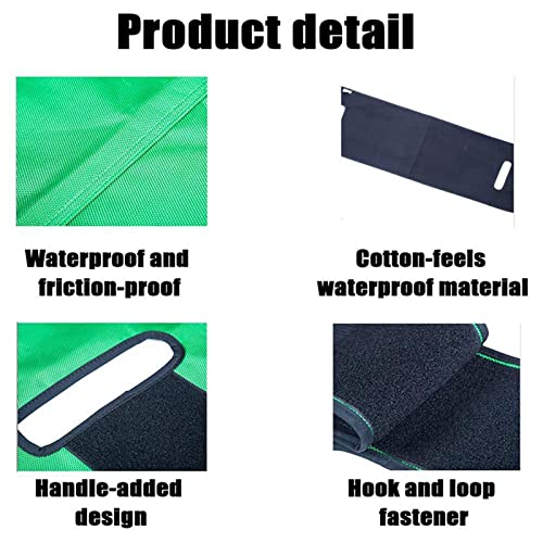 GBFYLD Waterdichte Transfer Bewegende Riem Rolstoel Bed Nursing Lift Riem met Handvat Hulpverschuiving Versterking Riem Voor Patiënt, Ouderen, Bedlegerig (Green13.4 * 63 inch) - Image 4