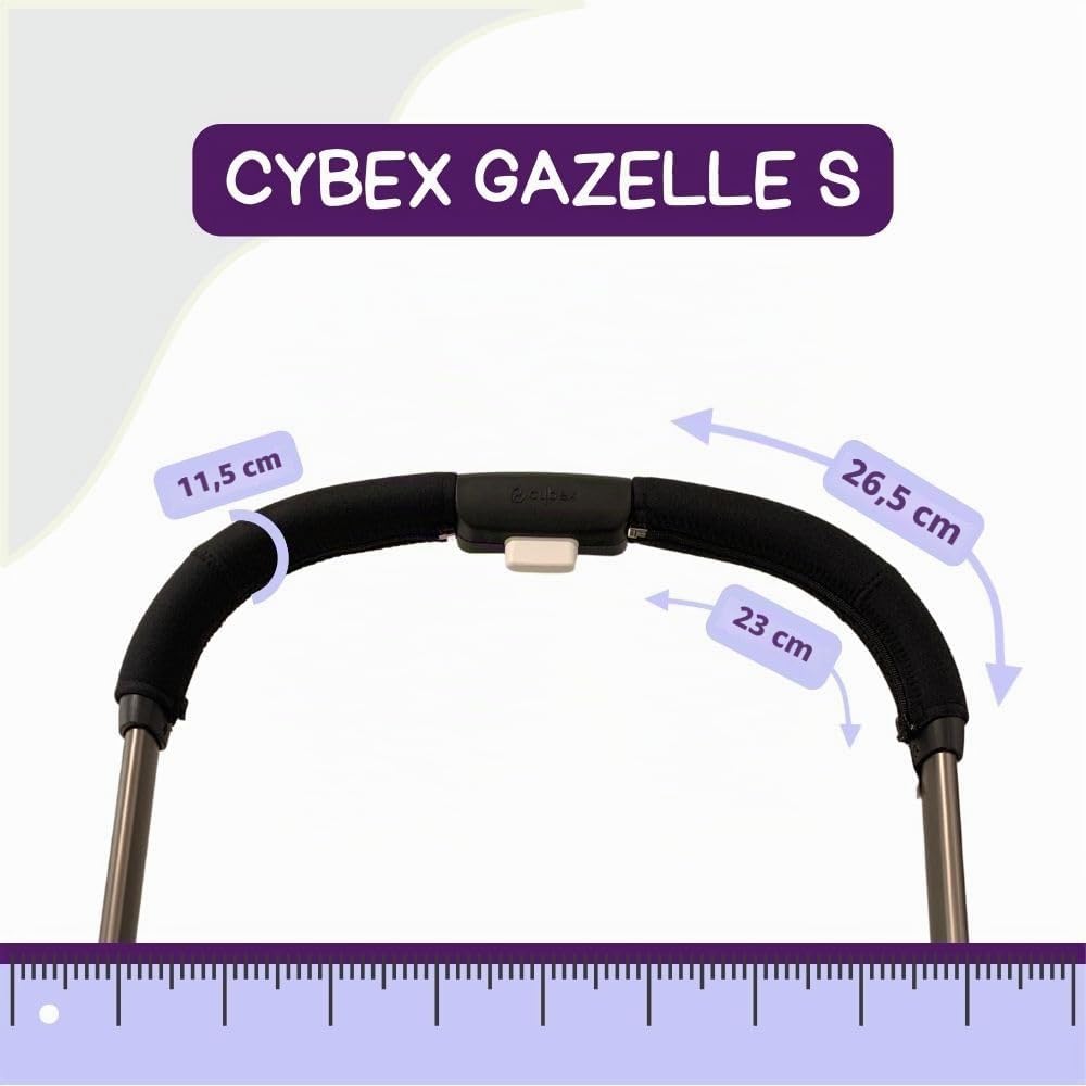 PROTEC TIF Neopren-Lenkerbezüge kompatibel mit CYBEX Gazelle S