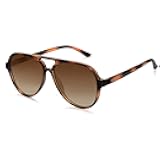 Classic Polarized Aviator Sunglasses for Women Men, Retro Trendy Aviators Shades SJ2201