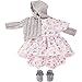 Götz 3402922 Kombination Villa Kunterbunt - Puppenbekleidung Gr. S - 4-teiliges Bekleidungs- und Zubehörset für Babypuppen von 30 - 33 cm