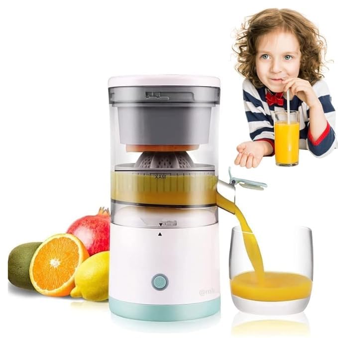 Drumstone 𝟓-𝐘𝐞𝐚𝐫 𝐖𝐚𝐫𝐫𝐚𝐧𝐭𝐲 -𝟒𝟓𝐖 Portable Citrus Juicer – Electric USB Rechargeable Orange & Lemon Extractor with Lockable Spout for Easy, Mess-Free Squeezing-image-15
