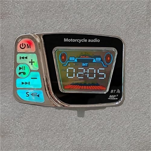 Parlante para Moto con Radio FM y Reproducción TF Rojo miniatura 5