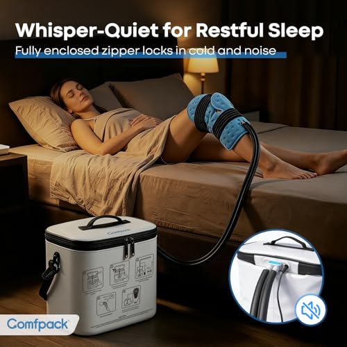 Cold Therapy Machine, Portable Ice Machine for Knee After Surgery with Programmable Timer and Quiet Pump, Cold Water Circulation System for ACL Rotator Cuff, Shoulder and Hip Surgery Recovery - Image 4