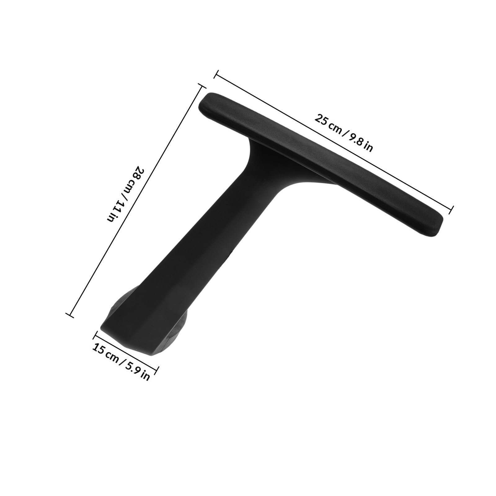 POPETPOP Reposabrazos para Silla de Juego 1 Par Plástico Negro