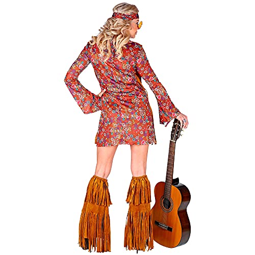 Widmann - Hippie Costume, Dress, Cardigan, Headband, Fringe Boots, Flower Girls, Fancy Dress Party, Carnival - Image 5