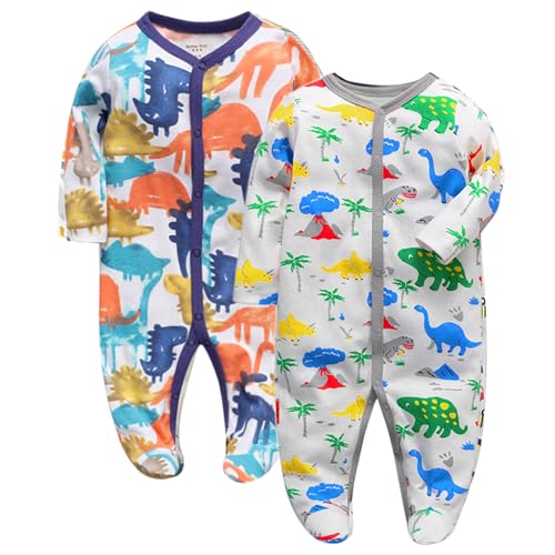 Image of POBIDOBY Baby Onesies for Baby Boys & Girls, Toddler Boys Pajamas as Gifts for Boys