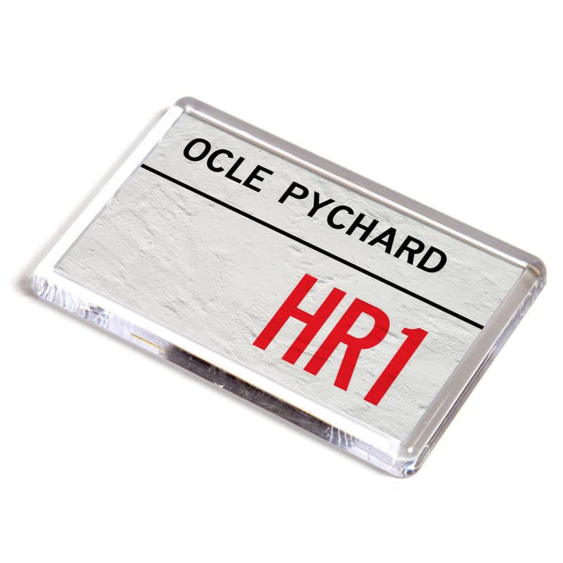 FRIDGE MAGNET - Ocle Pychard HR1 - UK Postcode