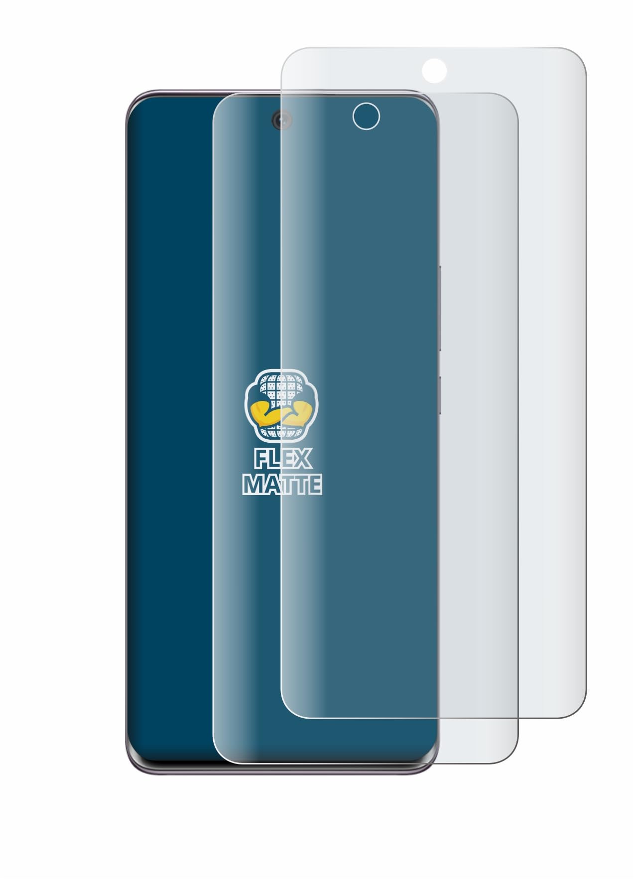 Pellicola Protettiva BROTECT Full-Cover 3D Per Vaporesso Luxe – 2 Pezzi, Auto-Riparante, Antimpronta, Alta Trasparenza, Made In Germany